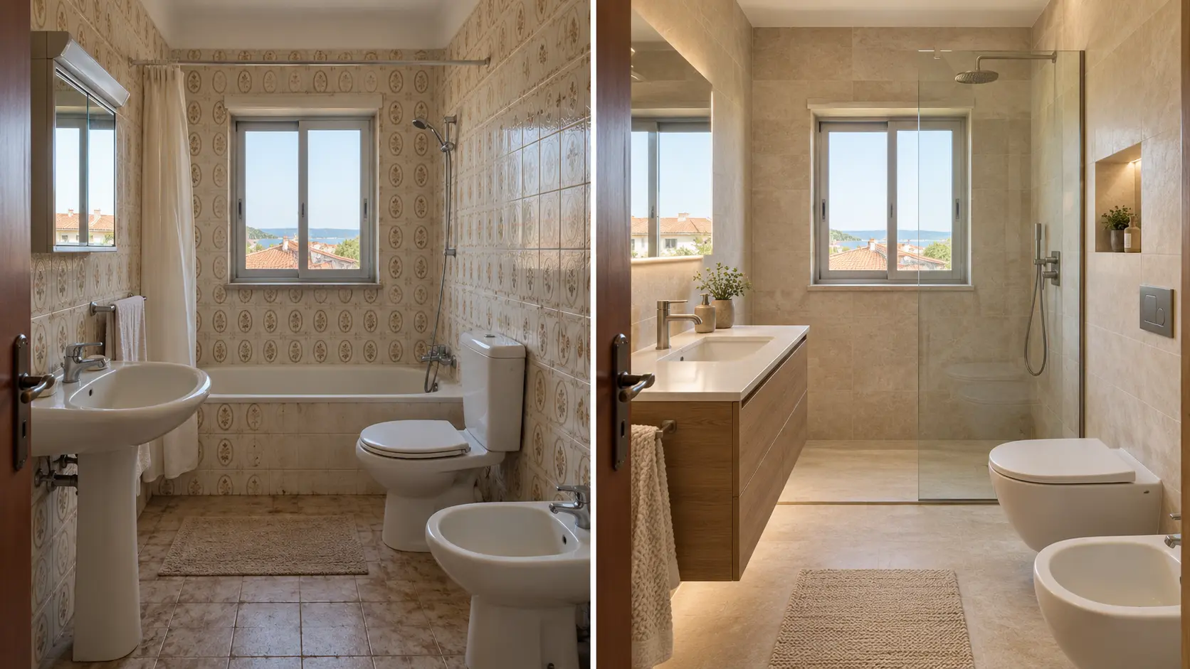 Hero Bathroom Before After
